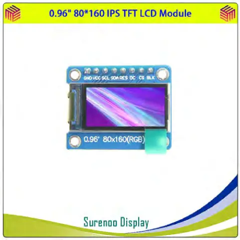 Surenoo SSP0096A 80160 Series SPI TFT LCD Module - Cover