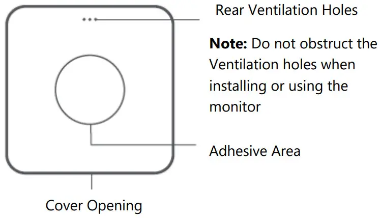 xiaomi Temperature and Humidity Monitor 2 - Rear