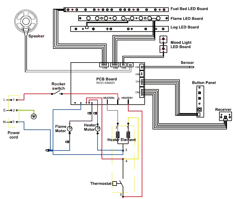 PuraFlame-HM45D-Ventless-Electric-Fireplace-Insert-fig- (13)