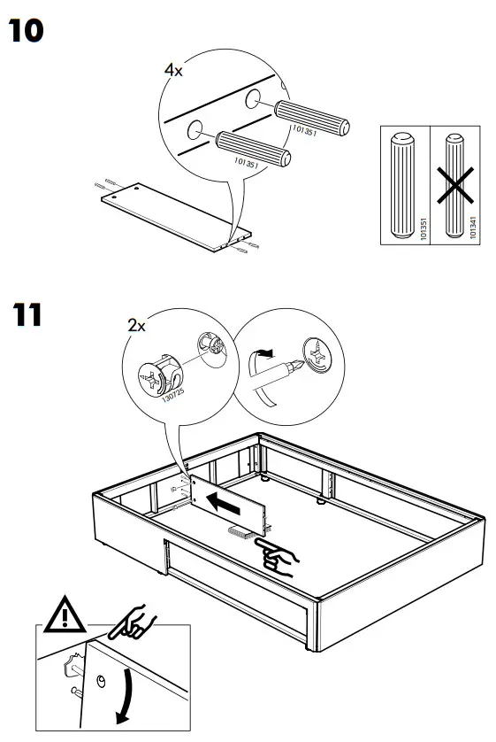 IKEA BALESTRAND Divan Bed with 2 Drawers - Fig12