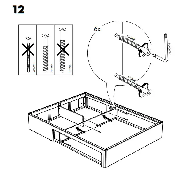 IKEA BALESTRAND Divan Bed with 2 Drawers - Fig13