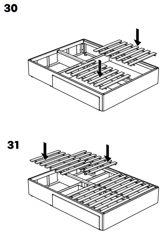 IKEA BALESTRAND Divan Bed with 2 Drawers - Fig25
