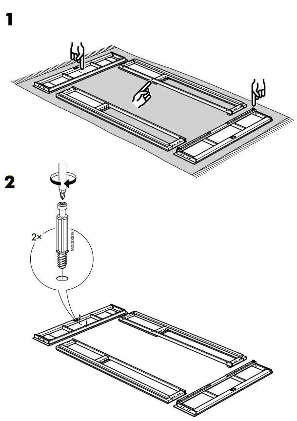 IKEA BALESTRAND Divan Bed with 2 Drawers - Fig3