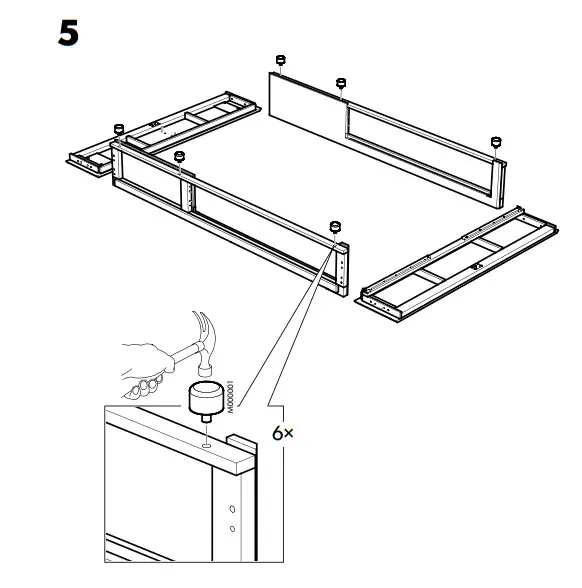 IKEA BALESTRAND Divan Bed with 2 Drawers - Fig6