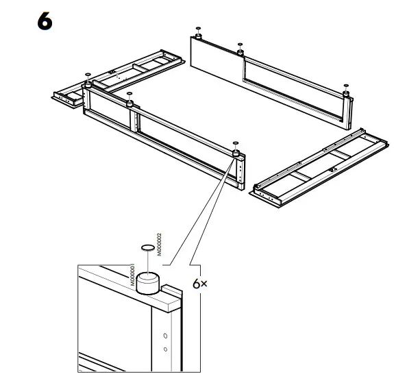 IKEA BALESTRAND Divan Bed with 2 Drawers - Fig7