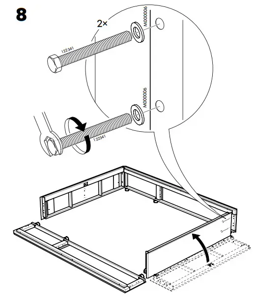 IKEA BALESTRAND Divan Bed with 2 Drawers - Fig9