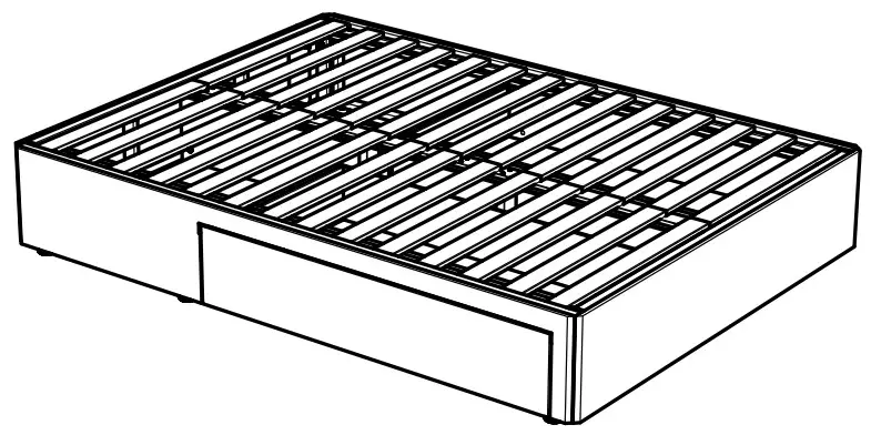IKEA BALESTRAND Divan Bed with 2 Drawers