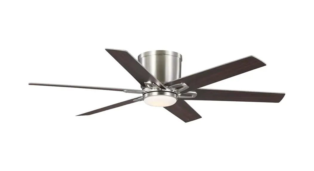 Progress Lighting P250099 Bexar 54 In Brushed Nickel Led Indoor Flush Mount Ceiling Fan Installation Guide