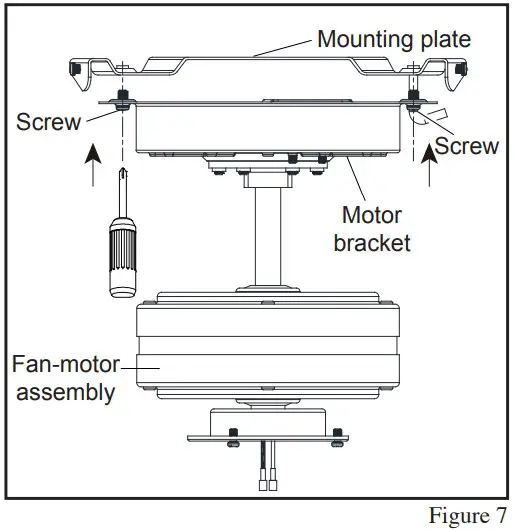 PROGRESS LIGHTING P250099 Bexar 54 In Brushed Nickel LED Indoor Flush Mount Ceiling Fan - fig 9