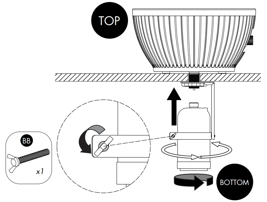 Broyhill GAT17002BL Tabletop Gas Firebowl - List 3