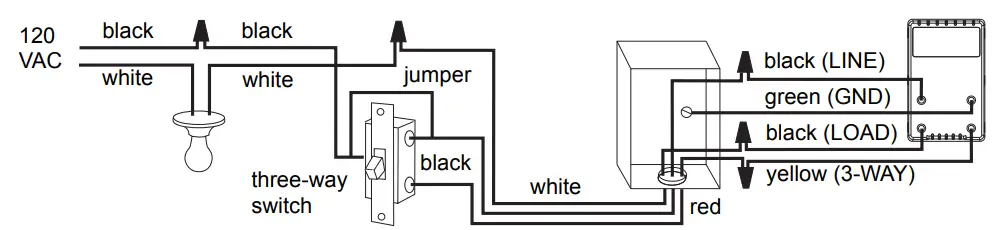 Honeywell RPLS540A Solar Wall Switch - EXISTING