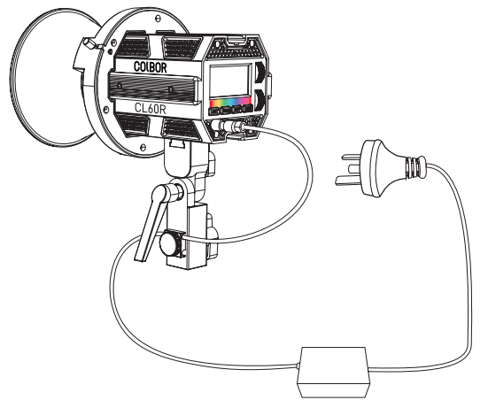 COLBOR CL60R RGB COB Video Light - fig