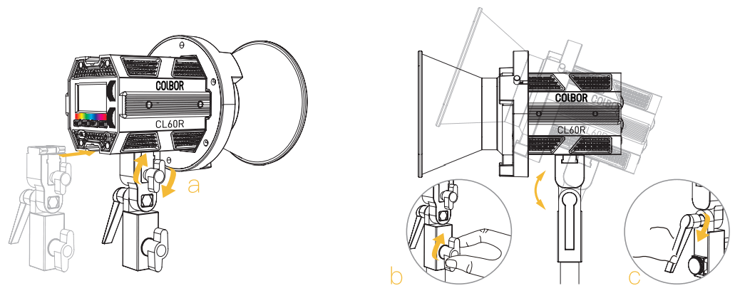 COLBOR CL60R RGB COB Video Light - video light