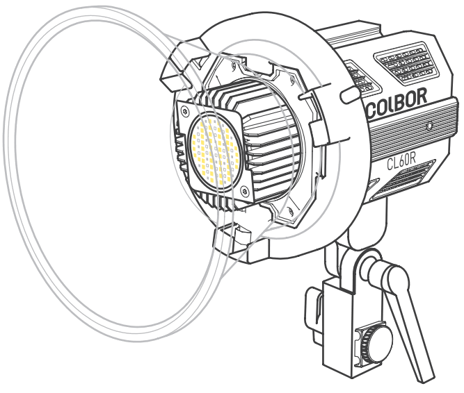 COLBOR CL60R RGB COB Video Light