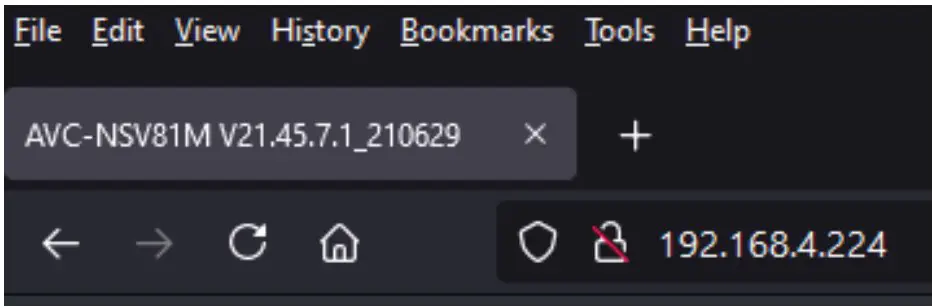 Network Connection Configuration