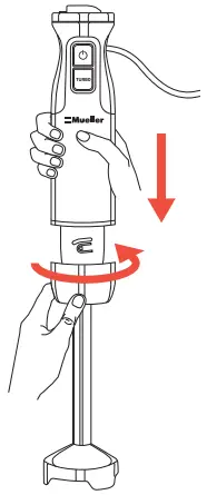 Mueller MLR010001N Ultra Stick Hand Blender - Blending Shaft