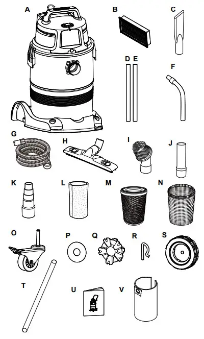 Vacmaster VK811PH Professional 8 Gallon Certified Hepa Wet-Dry Vacuum - fig 1