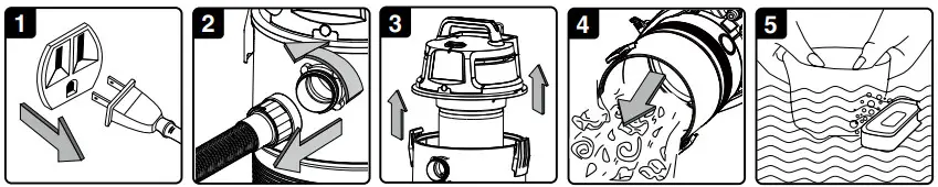 Vacmaster VK811PH Professional 8 Gallon Certified Hepa Wet-Dry Vacuum - fig 6