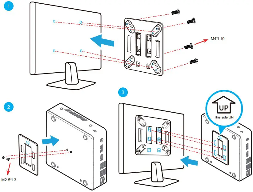 Installation of VESA Mount (optional)