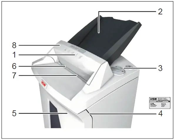 HSM SECURIO AF150 Cross-cut Shredder 1