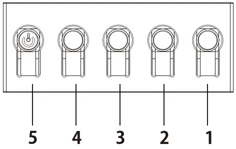 Acer XZ342CU Widescreen LCD Monitor - BASE CONTROLS 1