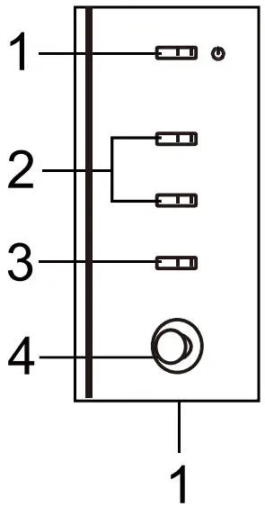 Acer XZ342CU Widescreen LCD Monitor - BASE CONTROLS 3