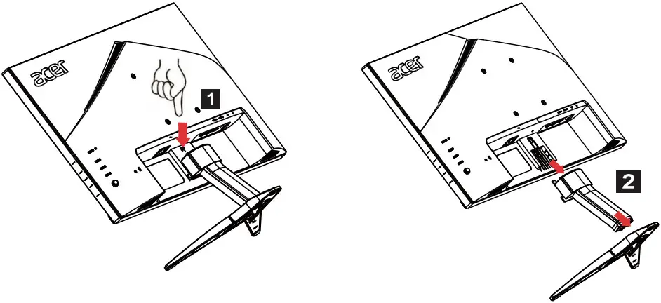 Acer XZ342CU Widescreen LCD Monitor - BASE MONITOR