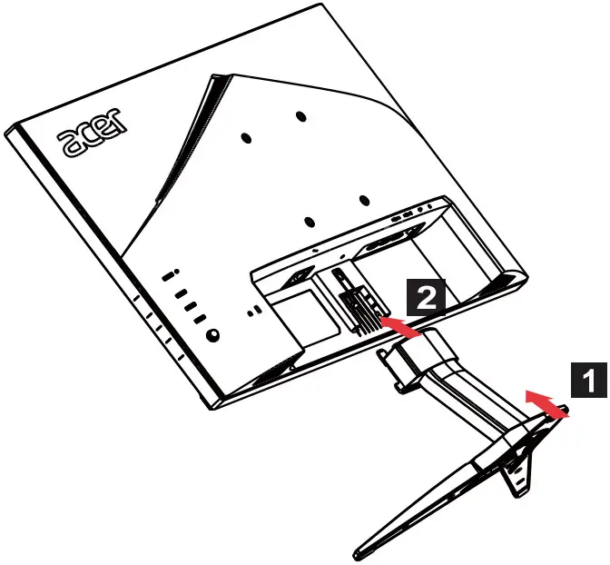 Acer XZ342CU Widescreen LCD Monitor - BASE