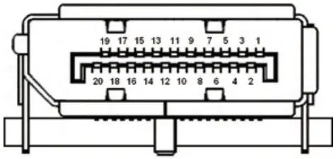 Acer XZ342CU Widescreen LCD Monitor - PIN ASSIGNMENT 2