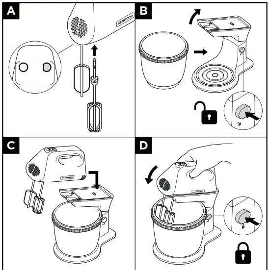 KENWOOD HMP32 Stand Mixer - Product Overview 4