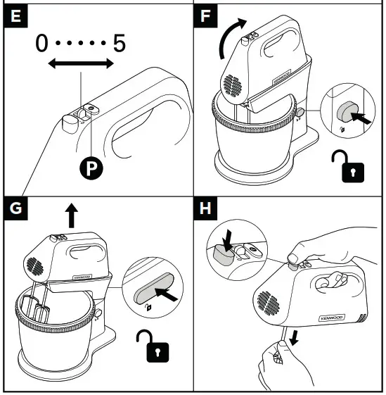 KENWOOD HMP32 Stand Mixer - Product Overview 5