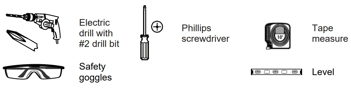 HOME DECORATORS COLLECTION 21122-M24-MG RYAN 24 IN. Rectangular Metal Framed Mirorr - TOOLS REQUIRED