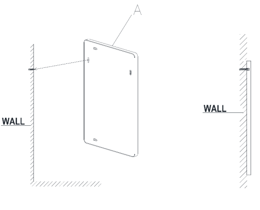 HOME DECORATORS COLLECTION 21122-M24-MG RYAN 24 IN. Rectangular Metal Framed Mirorr -mirror
