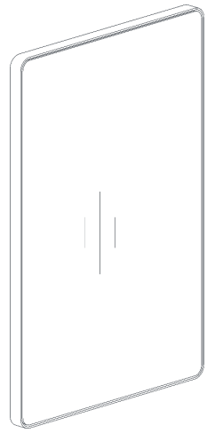 HOME DECORATORS COLLECTION 21122-M24-MG RYAN 24 IN. Rectangular Metal Framed Mirorr