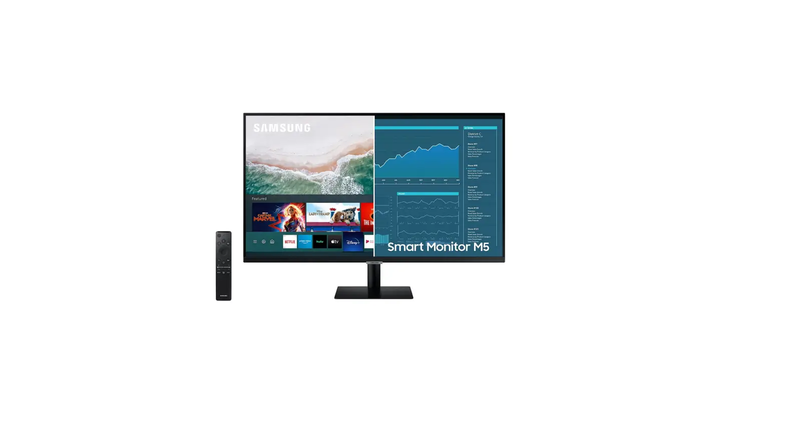 Samsung Ls32am500nnxza M5 Series 32-inch Smart Monitor & Streaming Tv User Manual