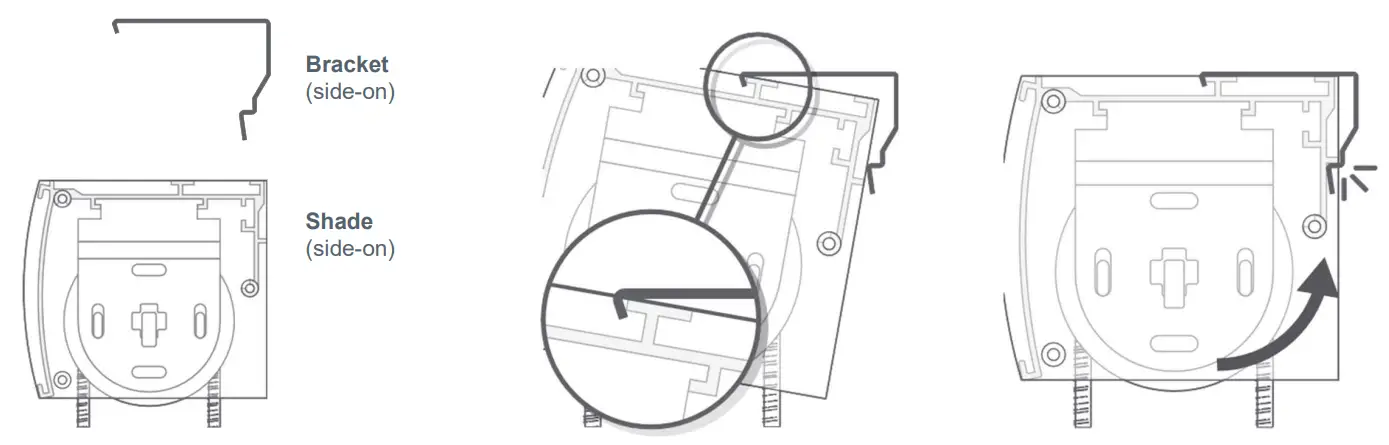 SelectBlinds Motorized Solar Shades with Cassette - Fittings
