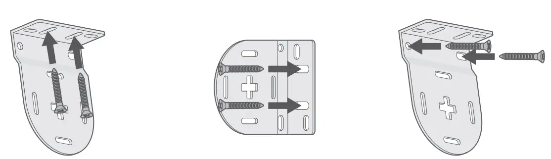 SelectBlinds Motorized Solar Shades with Cassette - brackets