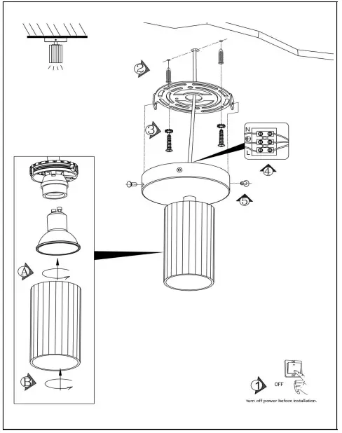 LUCIDE-35914-01-02-Polygon-Ceiling-Spotlight-FIG-3