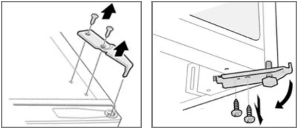BOMANN VS 73161 Household Larder Refrigerator - door hinge
