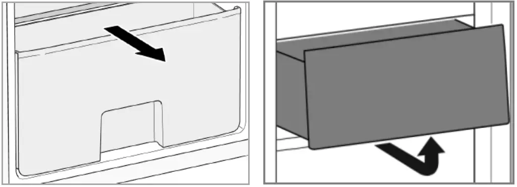 BOMANN VS 73161 Household Larder Refrigerator - drawers