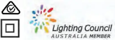 MARTEC Lighting TLZD3459WDS Zone 9W PIR Motion Sensor Tricolour LED Downlight - Symbol