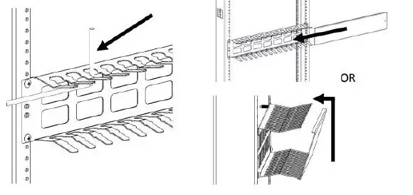 KENDALL HOWARD 1903-3-300-01 Finger Duct Cable Managers Instruction Manual-fig-3