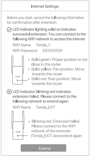 Tenda A23 AX1500 WiFi 6 Range Extender B5