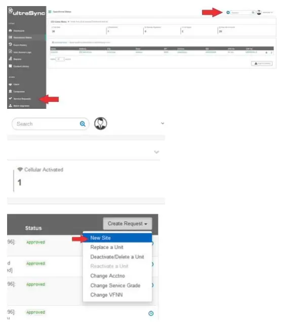 ARITECH UC140 UltraSync Communicator - Create Request