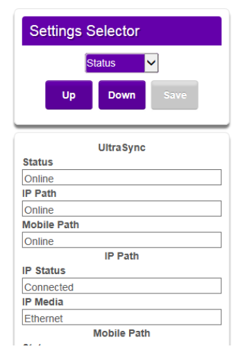 ARITECH UC140 UltraSync Communicator - Status