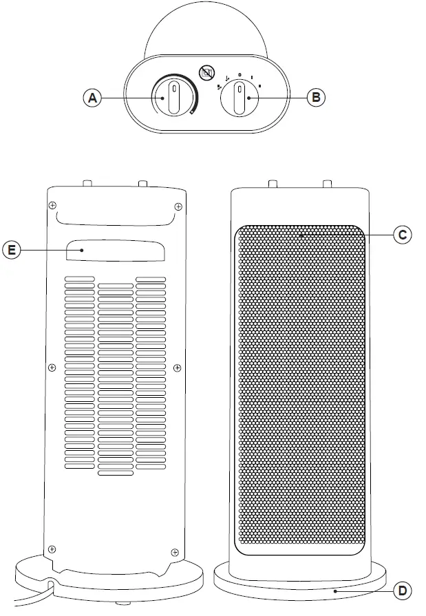TAURUS-ATACAMA-2001-Fan-Heater-fig-1