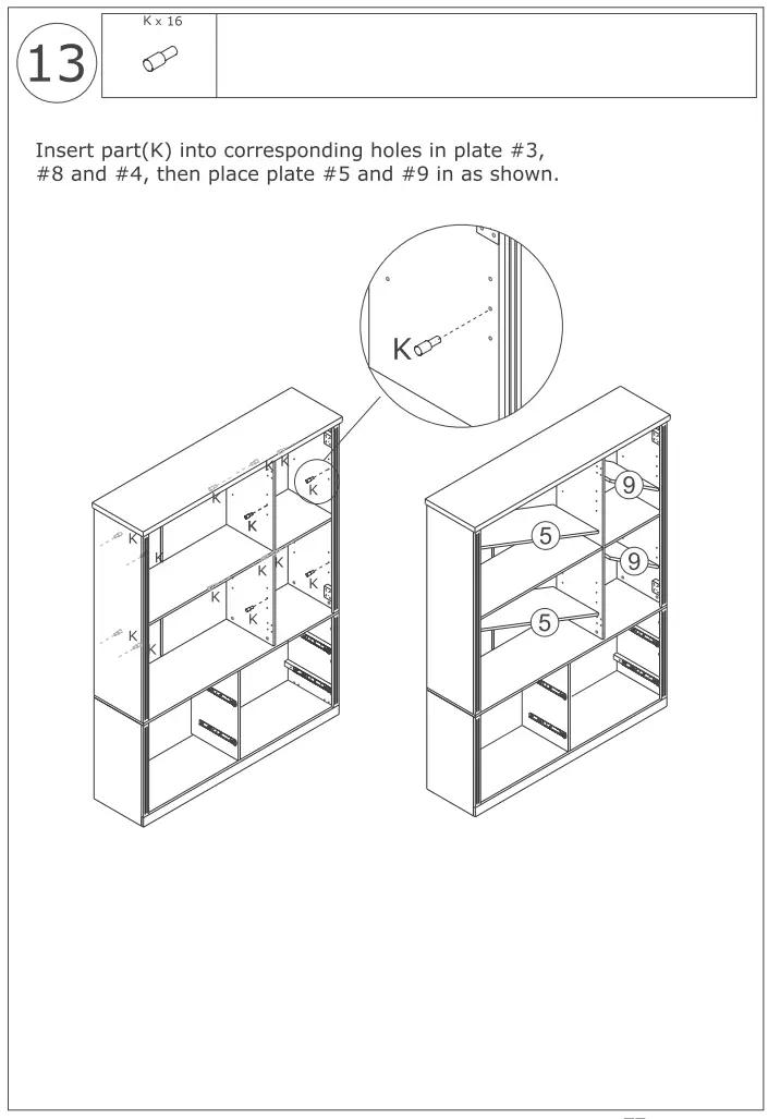 FUFU GAGA KF020315 01 Contemporary Modern White Pantry - Box12