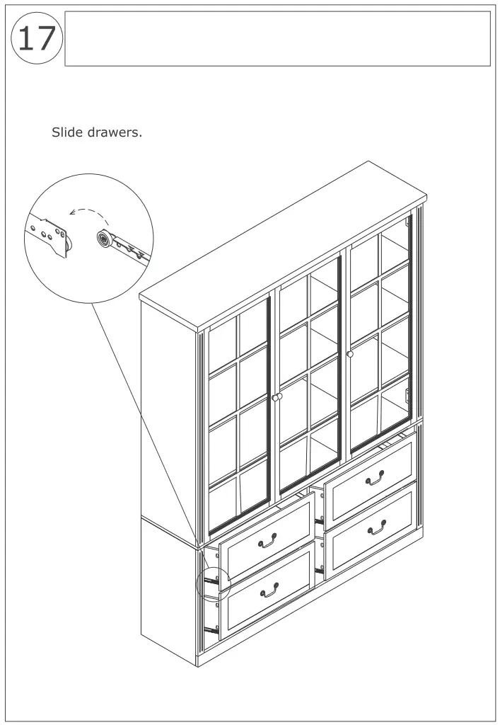 FUFU GAGA KF020315 01 Contemporary Modern White Pantry - Box16