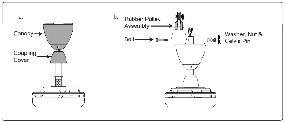 ALPHA FAN PRIMA 5B Ceiling Fan - BE INSERTED 1