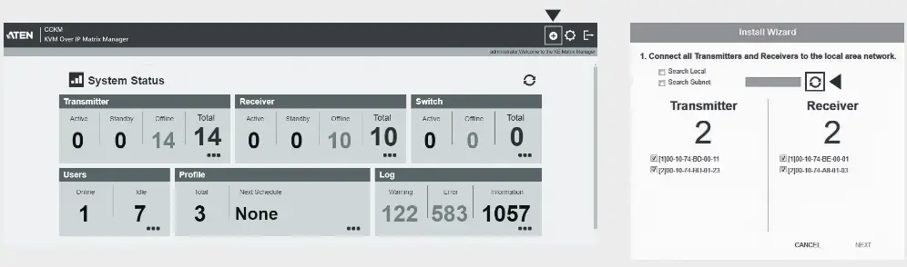 ATEN CCKM KVM over IP Matrix Manager - app 2